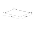 Plafon LUNA 3 biały G13 6x9W IP20 SL.0739 SOLLUX