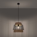 Lampa wisząca BRILO czarny E27 1x15W IP20 SL.1253 SOLLUX