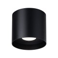 Plafon MIKA czarny GU10 1x10W IP20 SL.1281 SOLLUX