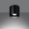Plafon MIKA czarny GU10 1x10W IP20 SL.1281 SOLLUX