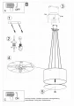 Żyrandol OTTO 50 biały E27 5x60W IP20 SL.0743 SOLLUX