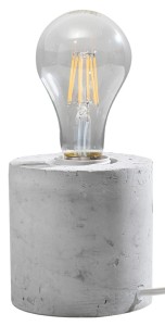 Lampa biurkowa SALGADO beton E27 1x60W IP20 SL.0680 SOLLUX