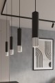 Reflektorek na szynę 3 fazową DIREZIONE czarny GU10 4000K 7W 530lm MYL.00051 Make Your Light