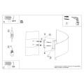 Kinkiet TALASSA czarny G9 1x8W SL.1309 SOLLUX