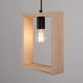 Lampa wisząca ARIES naturalne drewno E27 1x15W SL.1310 SOLLUX