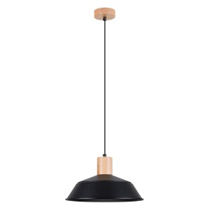 Lampa wisząca FANO czarna E27 1x15W SL.1322 SOLLUX