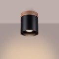 Plafon RIF czarny GU10 1x10W SL.1349 SOLLUX