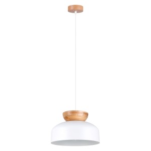 Lampa wisząca MARION biała E27 1x15W SL.1350 SOLLUX