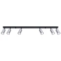 Plafon WINX 6L czarny/chrom GU10 6x10W SL.1372 SOLLUX