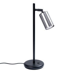 Lampa biurkowa WINX czarny/chrom GU10 1x10W SL.1373 SOLLUX