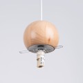 Lampa wisząca PEKKA 3P biała/naturalne drewno G9 3x8W SL.1391 SOLLUX