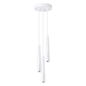 Lampa wisząca PRYSM 3P biała G9 3x8W SL.1398 SOLLUX