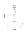 Żyrandol VEGA 60 czarny E27 5x60W IP20 SL.0766 SOLLUX