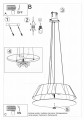 Żyrandol VEGA 60 czarny E27 5x60W IP20 SL.0766 SOLLUX