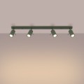 Lampa sufitowa RING 4L zielony oliwkowy 4xGU10 SL.1504 SOLLUX