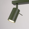 Lampa sufitowa RING 4L zielony oliwkowy 4xGU10 SL.1504 SOLLUX