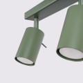 Lampa sufitowa RING 4L zielony oliwkowy 4xGU10 SL.1504 SOLLUX