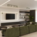 Lampa sufitowa RING 4L zielony oliwkowy 4xGU10 SL.1504 SOLLUX