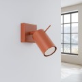 Kinkiet RING – nowoczesna lampa ścienna w kolorze ochra czerwona, 1×GU10  SL.1506 SOLLUX