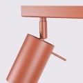 Nowoczesna lampa sufitowa RING 3L – listwa z 3 ruchomymi reflektorami w odcieniu ochra czerwona SL.1508 SOLLUX
