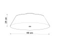 Plafon VEGA 60 czarny E27 5x60W IP20 SL.0768 SOLLUX