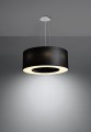 Żyrandol SATURNO 50 czarny E27 5x60W IP20 SL.0748 SOLLUX