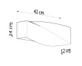 Kinkiet SIGMA beton  E27 2x60W IP20 SL.0644 SOLLUX