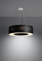 Żyrandol SATURNO 70 czarny E27 6x60W IP20 SL.0752 SOLLUX