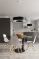Żyrandol SATURNO 70 czarny E27 6x60W IP20 SL.0752 SOLLUX
