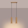 Podwójny zwis lampa wisząca na złotej rozecie na GU10 z rodziny KERBON SL.1555 SOLLUX