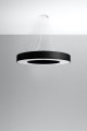 Żyrandol SATURNO SLIM 70 czarny E27 6x60W IP20 SL.0754 SOLLUX