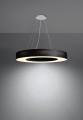 Żyrandol SATURNO SLIM 70 czarny E27 6x60W IP20 SL.0754 SOLLUX