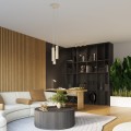 Lampa wisząca trzy cylindryczne beżowe klosze z eleganckim żłobieniem KARBON na GU10 SL.1595 SOLLUX