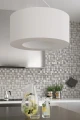 Żyrandol SATURNO SLIM 90 biały E27 8x60W IP20 SL.0797 SOLLUX