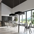 Żyrandol URANO 60 czarny E27 8x60W IP20 SL.0784 SOLLUX
