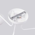 Lampa sufitowa ASTRAL biała z 3 szklanymi kloszami na ramionach do salonu SL.1659 SOLLUX
