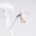 Lampa sufitowa ASTRAL biała z 3 szklanymi kloszami na ramionach do salonu SL.1659 SOLLUX