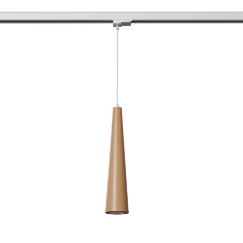 Lampa wisząca 3 fazowa SULA naturalne drewno GU10 4000K 7W 530lm biały - MYL.00180 Make Your Light