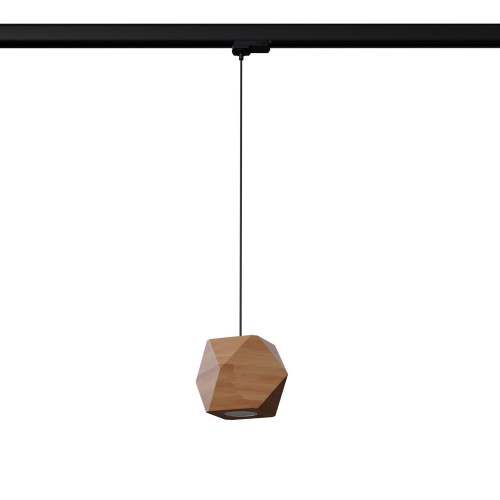 Lampa wisząca 3 fazowa WOODY naturalne drewno GU10 3000K 7W 510lm - MYL.00449 Make Your Light