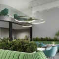 Żyrandol RIO 3 55/78/110 beżowy LED 4000K TH.360 THORO