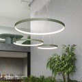 Żyrandol RIO 78 zielona oliwka LED 3000K TH.374 THORO