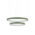 Żyrandol RIO 2 55/78 zielona oliwka LED 4000K TH.381 THORO