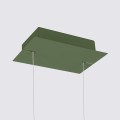 Lampa wisząca RIO 110 zielona oliwka LED 3000K TH.385 THORO