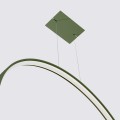 Lampa wisząca RIO 110 zielona oliwka LED 4000K TH.388 THORO