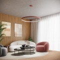 Żyrandol RIO 55 ochra czerwona LED 4000K TH.398 THORO