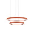 Żyrandol RIO 2 55/78 ochra czerwona LED 3000K TH.401 THORO