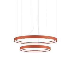 Żyrandol RIO 2 55/78 ochra czerwona LED 4000K TH.403 THORO