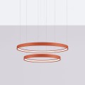 Żyrandol RIO 2 55/78 ochra czerwona LED 4000K TH.403 THORO