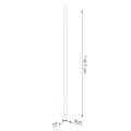 Kinkiet LAGOM 120 czarny LED 3000K TH.453 THORO
