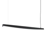 Lampa wisząca JORUN 150 czarna LED 4000K TH.478 THORO